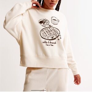 Coffee & Brunch Graphic Sweatshirt
